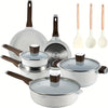 White Granite Cookware 13pc