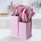 Silicone Utensils With Knives 19pc