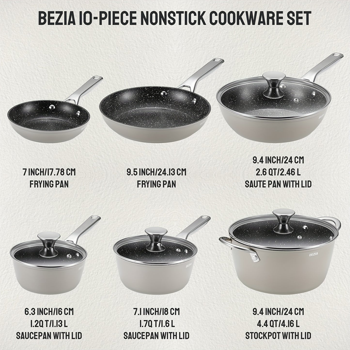 Induction Cookware Deluxe 10pc