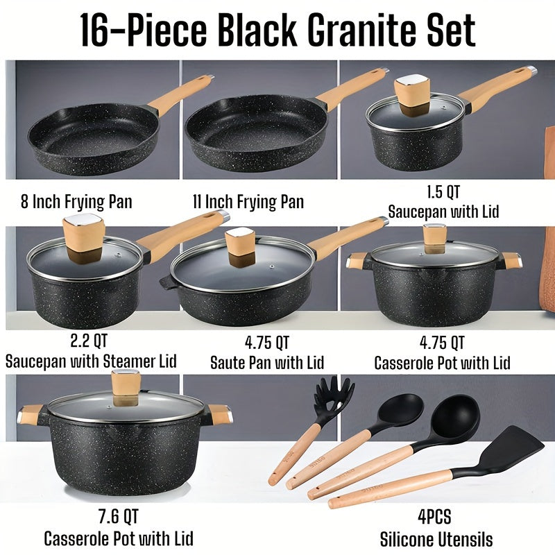 Granite Cookware With Lids