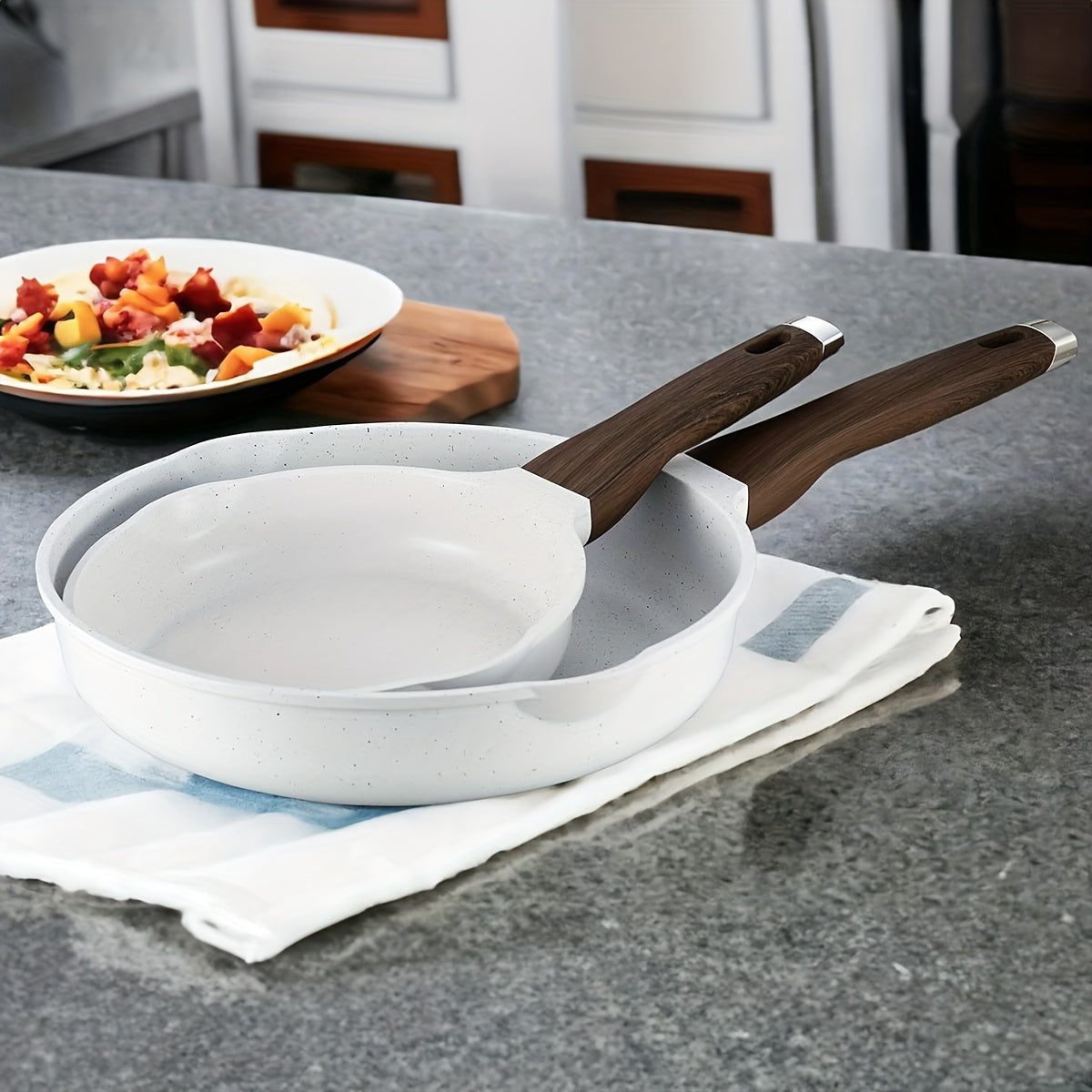 White Granite Cookware 13pc