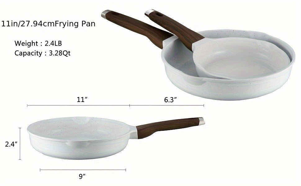 White Granite Cookware 13pc